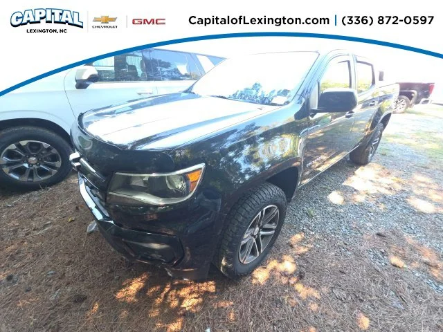 Used 2021 Black Chevrolet Work Truck image 1