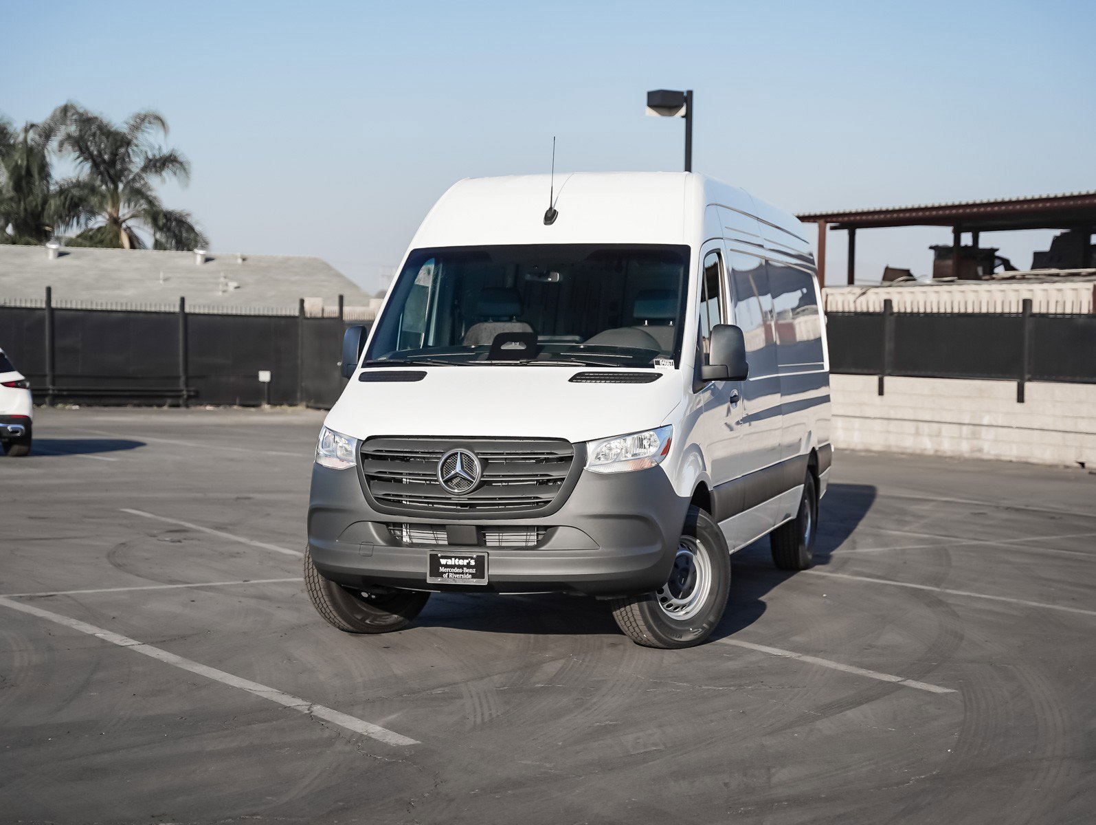 New 2025 Arctic White Mercedes-Benz 2500 High Roof I4 Diesel 170 RWD image 1