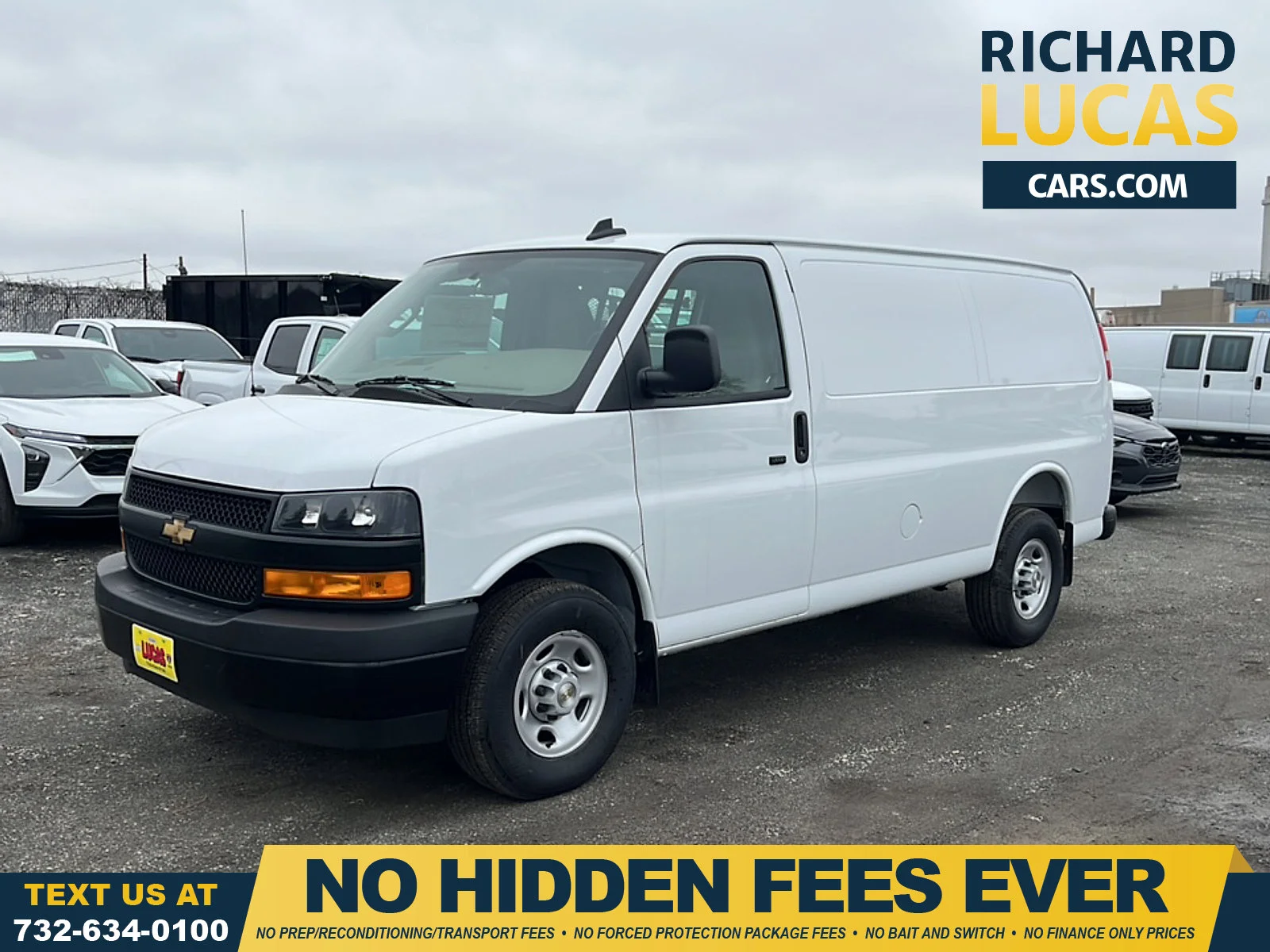 Summit White 2025 Chevrolet Express Cargo 2500 RWD Van Rear-Wheel Drive