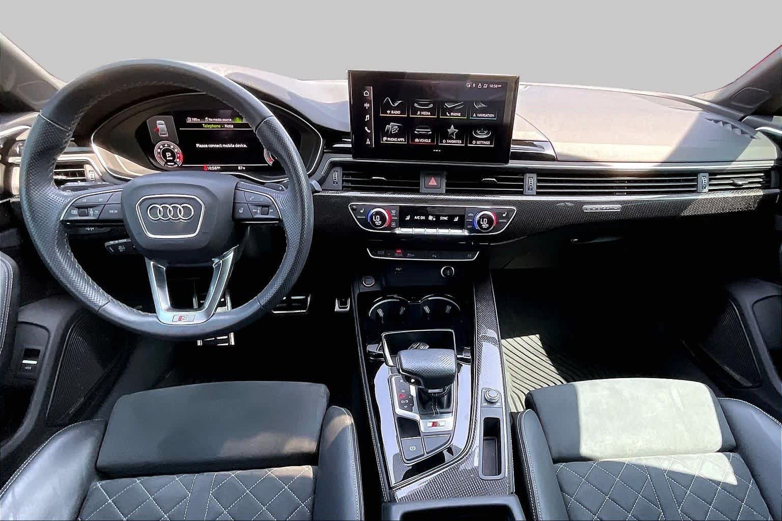 Used 2022 Mythos Black Metallic Audi Premium Plus image 14