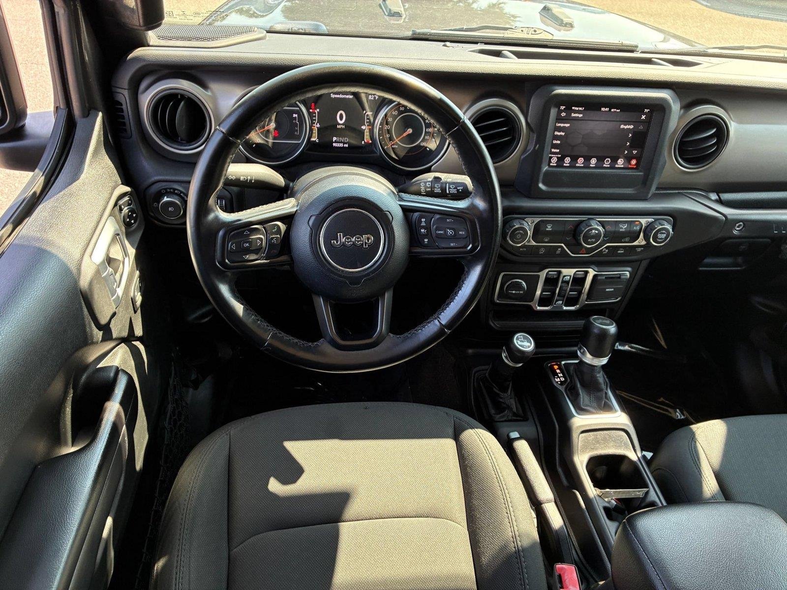 Used 2021 Granite Crystal Metallic Clearcoat Jeep Unlimited Sport S image 26
