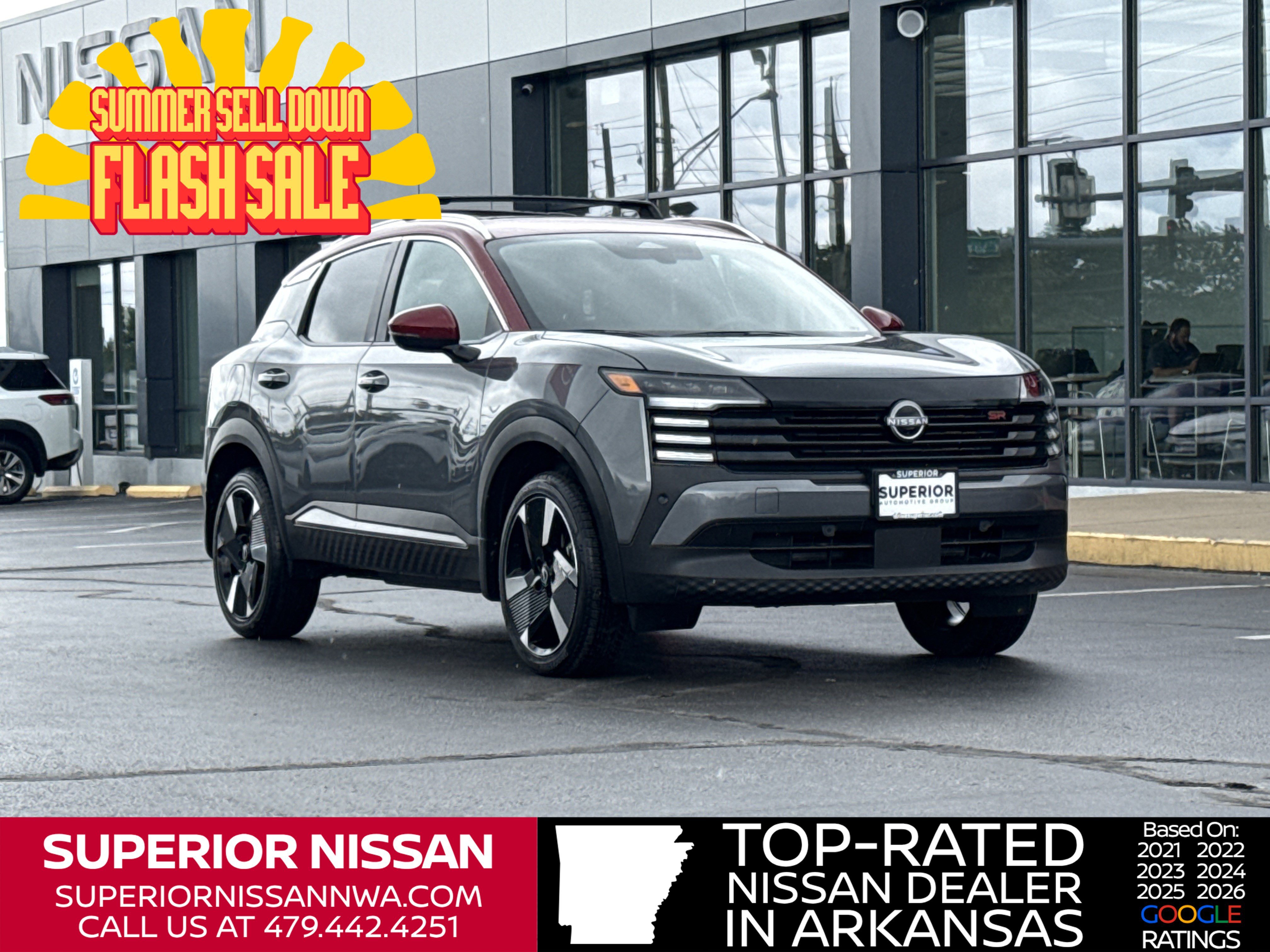 Certified Used 2026 Gun Metallic/Scarlet Ember Tintcoat Nissan SR image 1