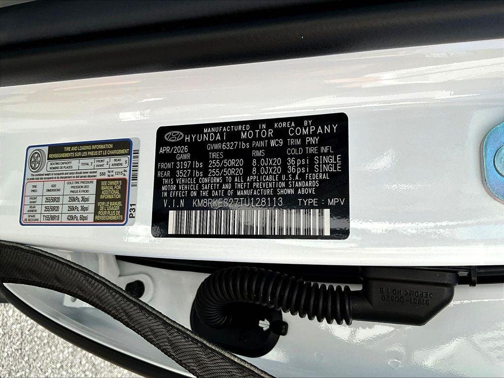 New 2026 White Hyundai Limited AWD image 18