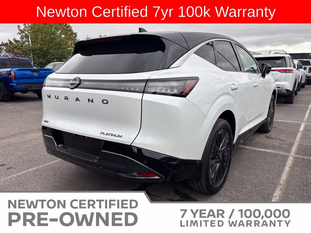 Certified Used 2026 Everest White Pearl Tricoat/Super Black Nissan Platinum image 4