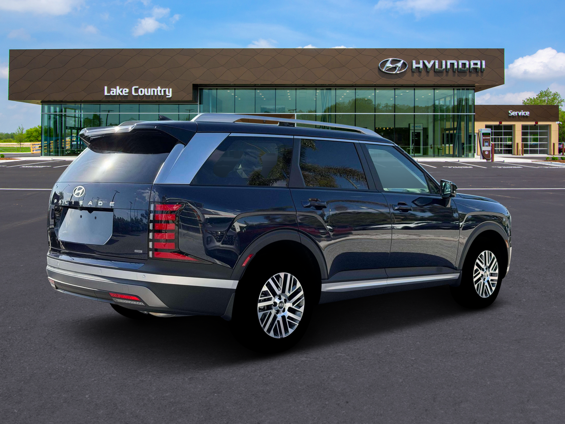 New 2026 Blue Hyundai SEL AWD image 8