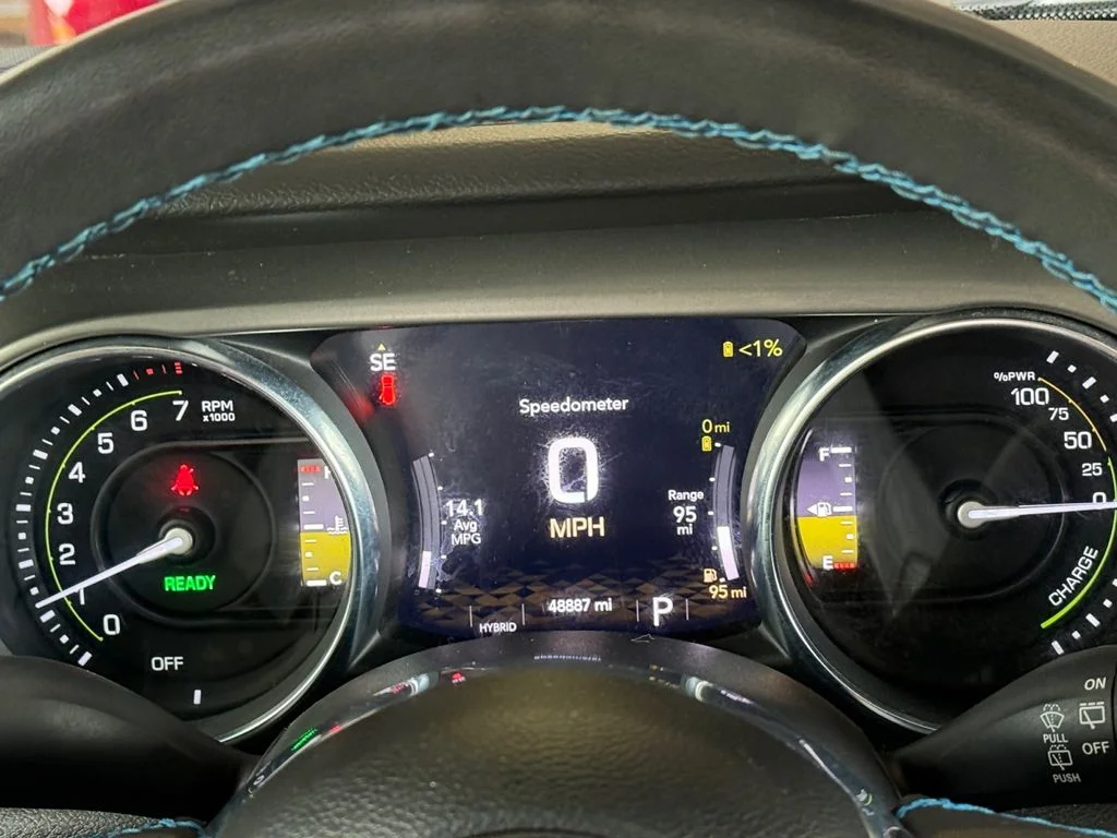 Used 2023 Gray Jeep Rubicon 4xe image 14