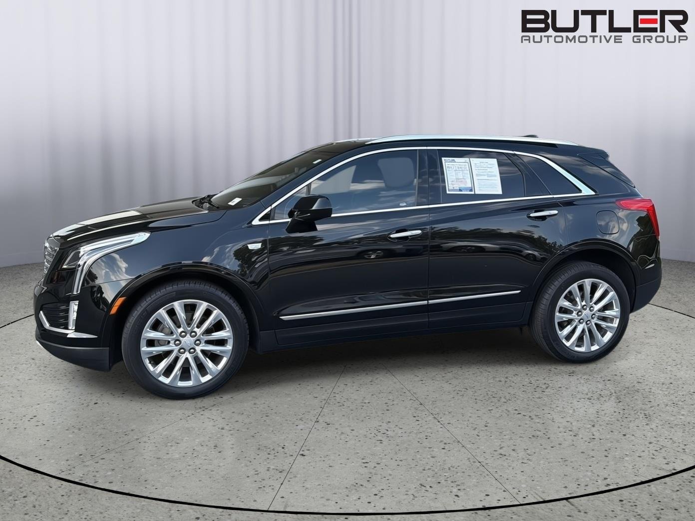 Used 2017 Stellar Black Metallic Cadillac Platinum AWD image 3