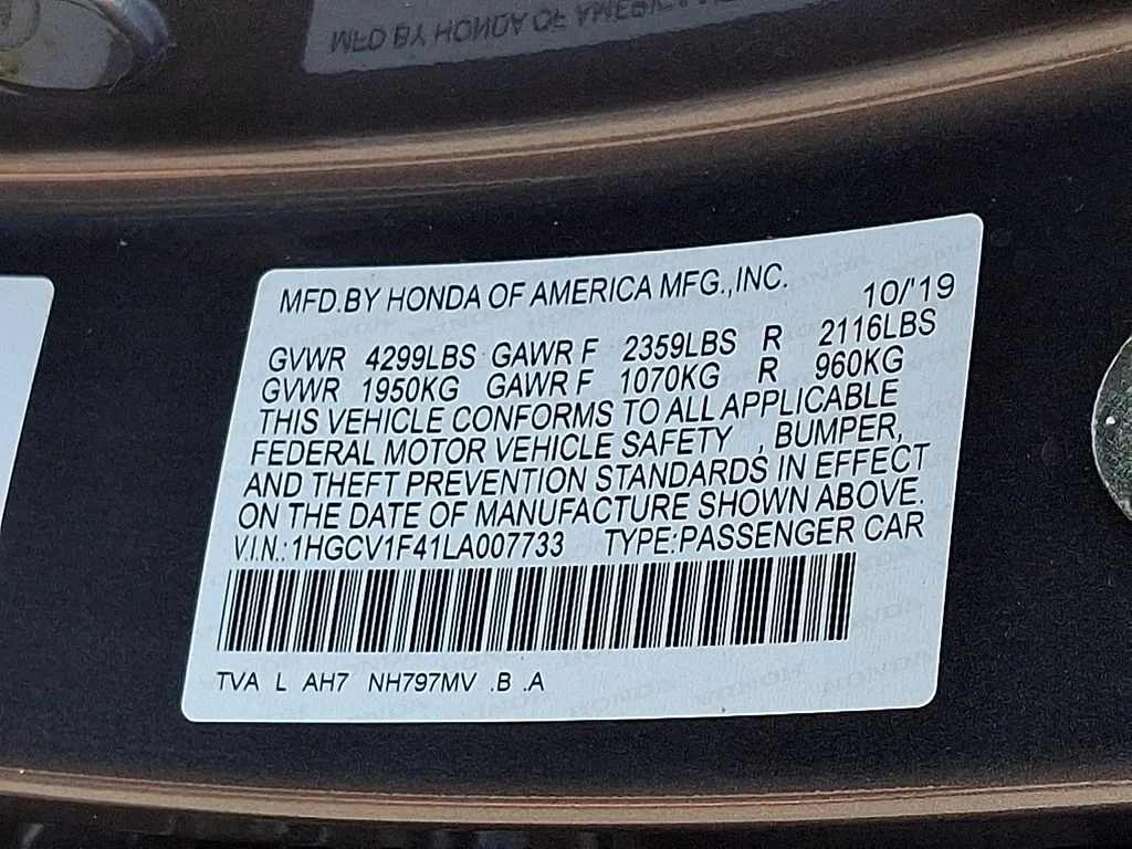 2020 Honda Accord EX - Photo 28