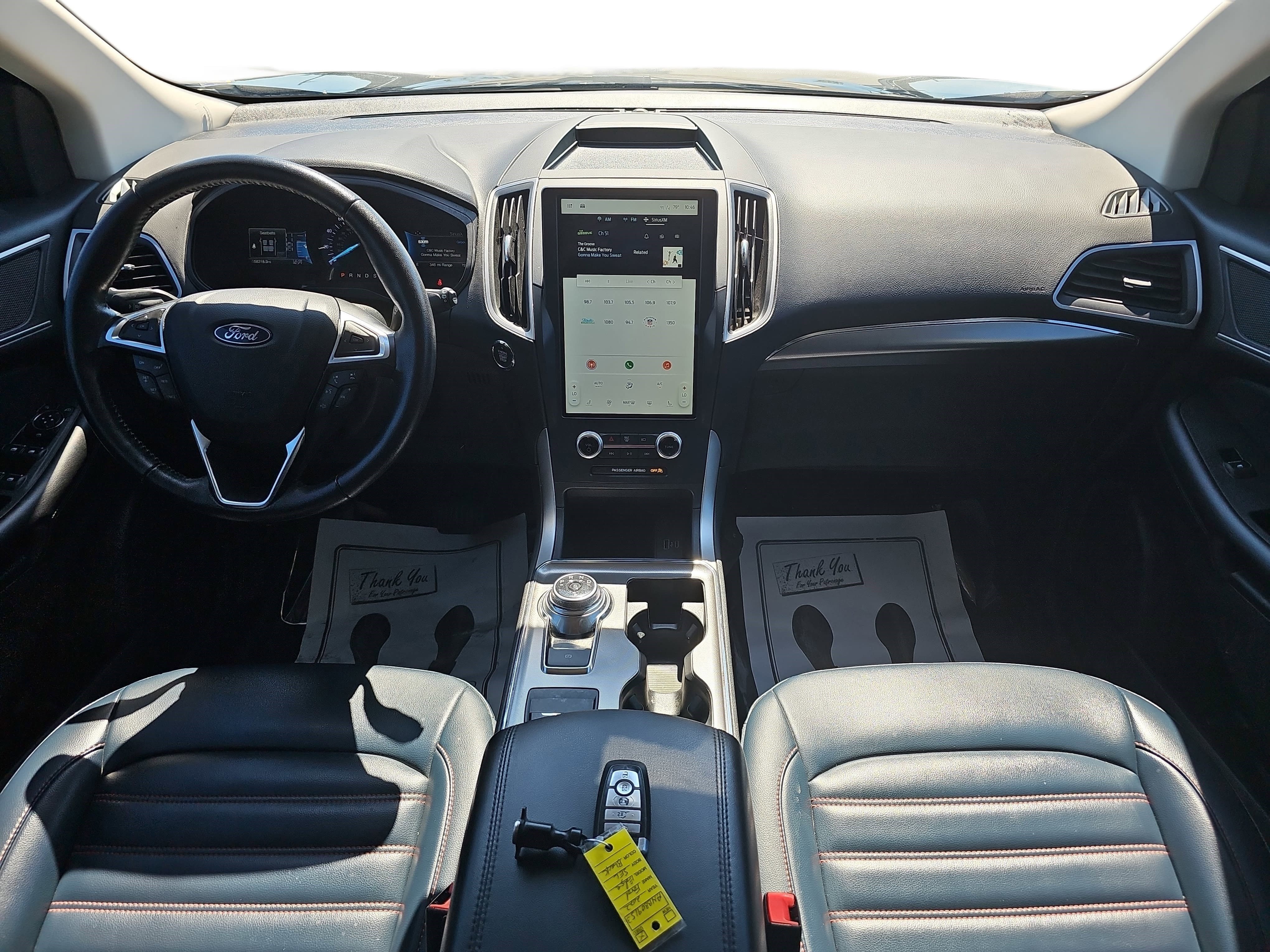 Used 2022 Black Metallic Ford SEL image 9
