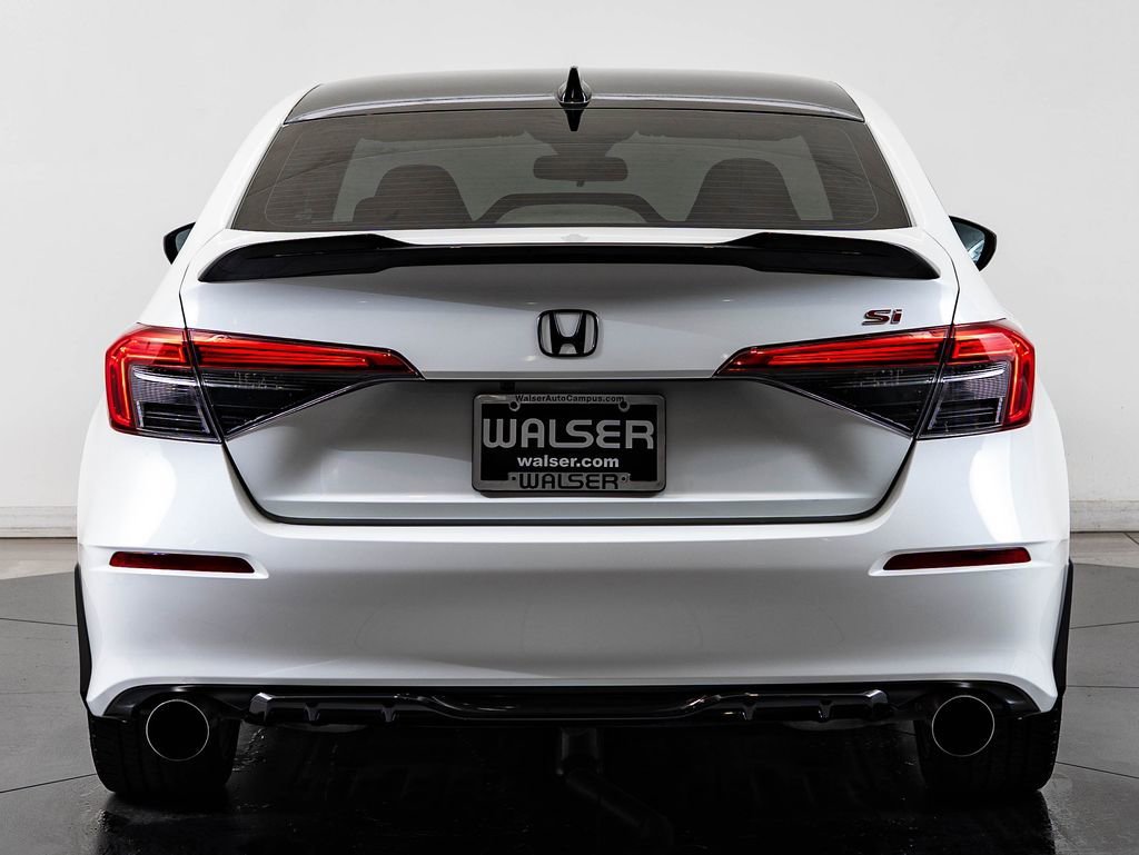 Used 2023 Platinum White Pearl Honda Si image 7