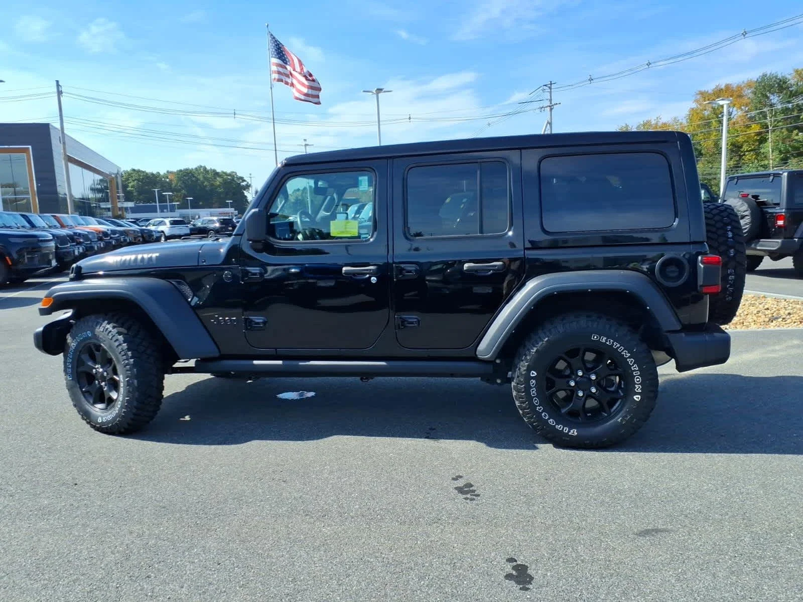 Certified Used 2022 Black Clearcoat Jeep Unlimited Willys image 12