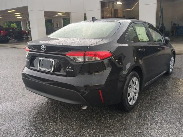 New 2026 Midnight Black Metallic Toyota Hybrid LE image 4