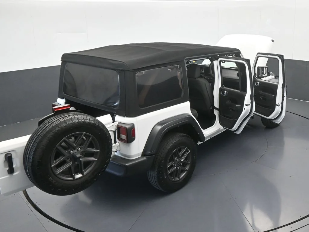 Used 2024 Bright White Clearcoat Jeep Sport S image 63