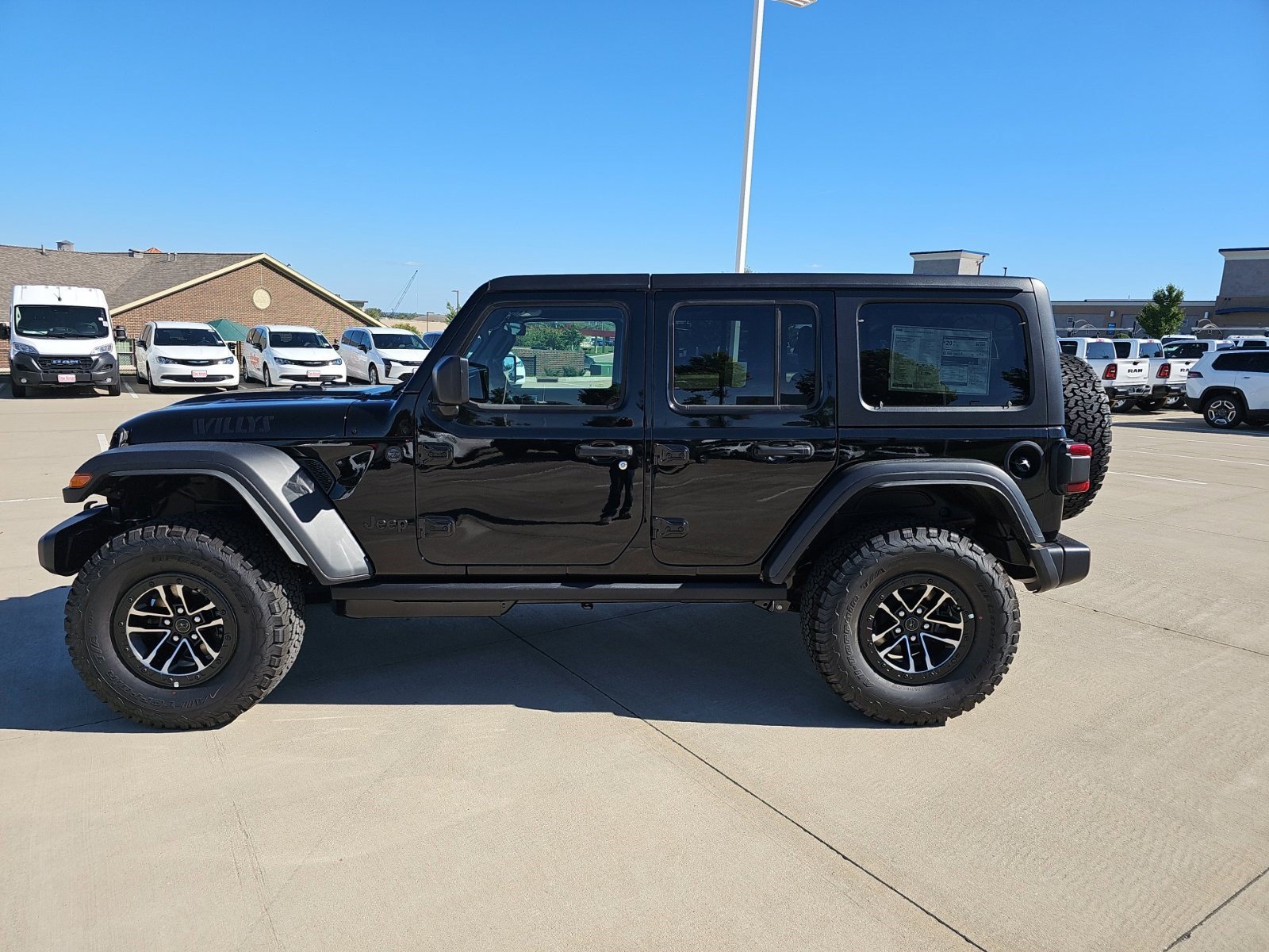 New 2026 Black Clearcoat Jeep Willys image 2