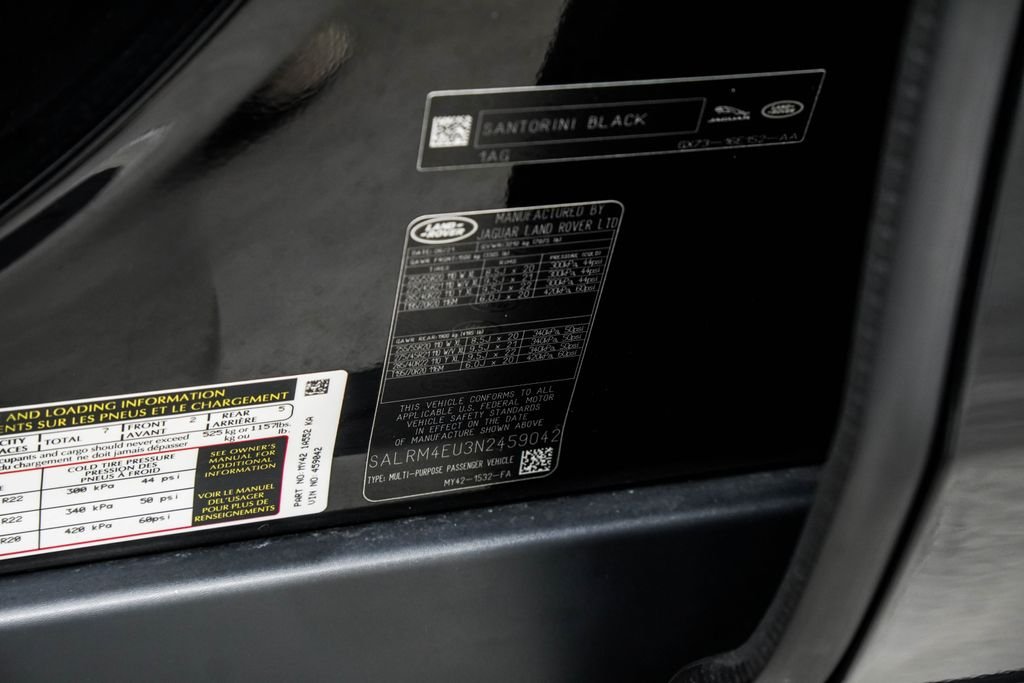 Used 2022 Black Land Rover HSE R-Dynamic image 49