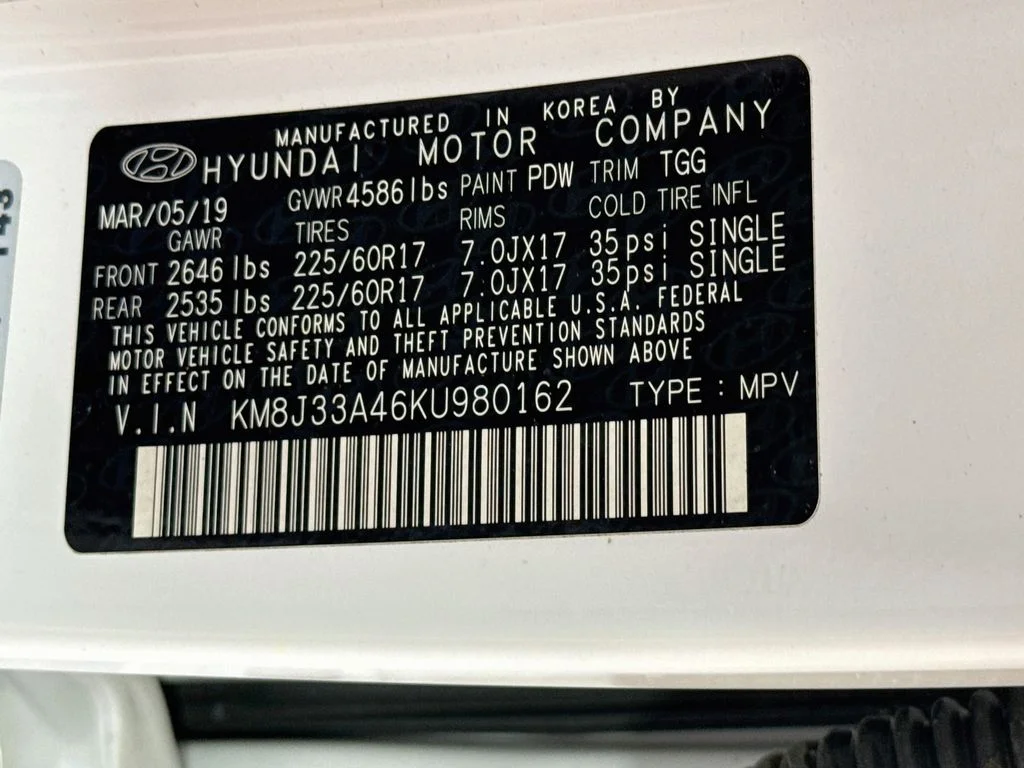 Used 2019 White Hyundai Value image 39