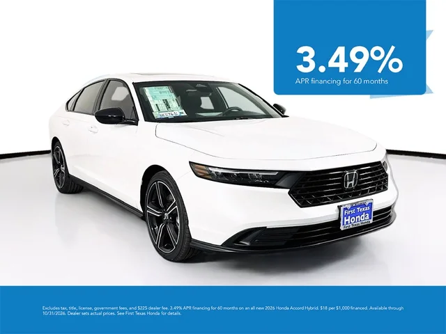 2026 Honda Accord Hybrid Sport