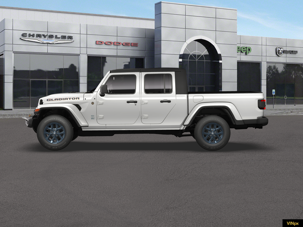 New 2026 Bright White Clear-Coat Exterior Paint Jeep 85th Anniversary Edition image 2