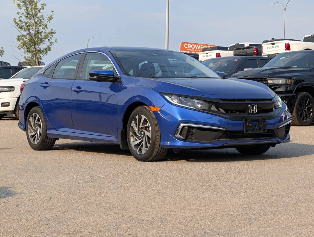 Used 2020 Blue Honda EX - - FWD - Sunroof - Heated Seats - Adaptive Cruise Control & More! image 2