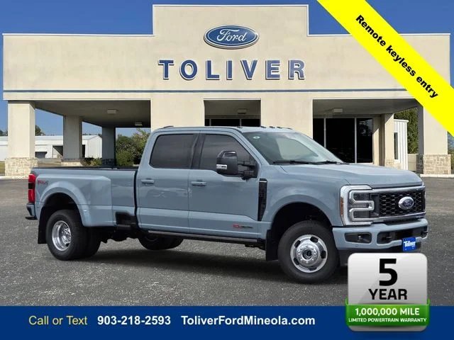 New 2026 Glacier Gray Metallic Tri-Coat Ford F-350® Platinum® image 1