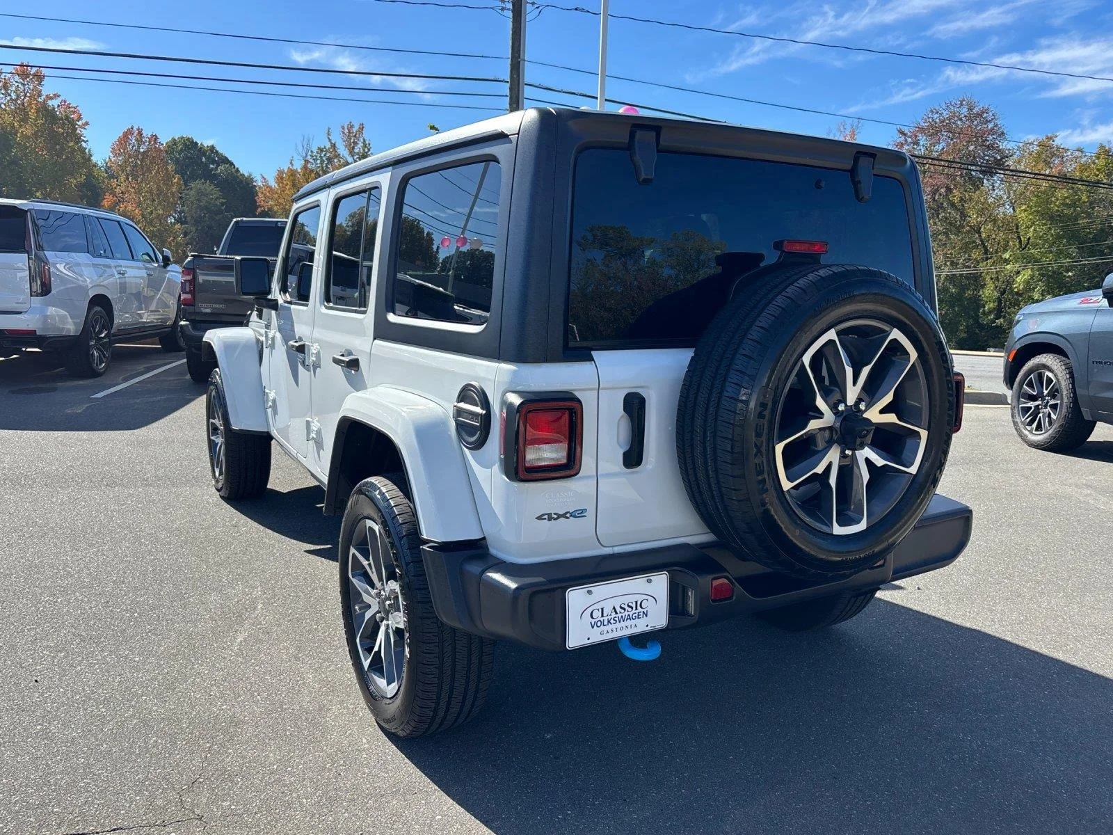 Used 2024 Bright White Clearcoat Jeep Sport S image 3
