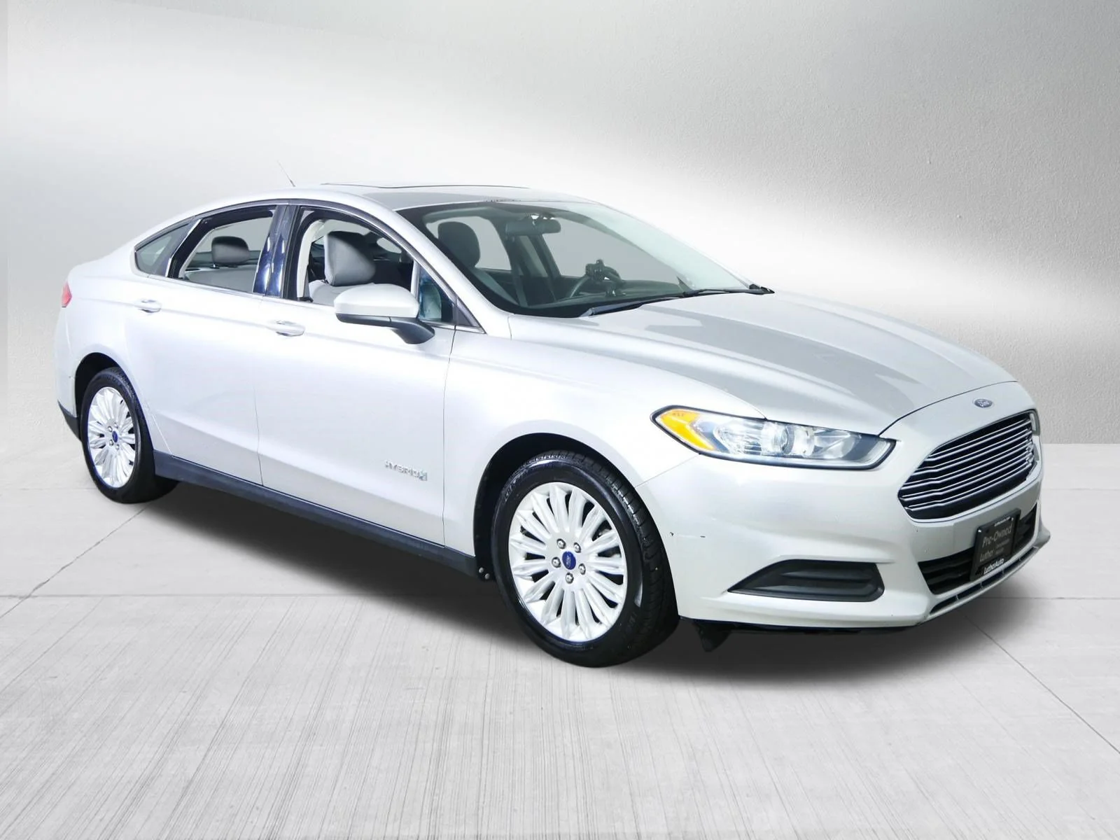 Used 2014 Ingot Silver Metallic Ford S Hybrid image 1
