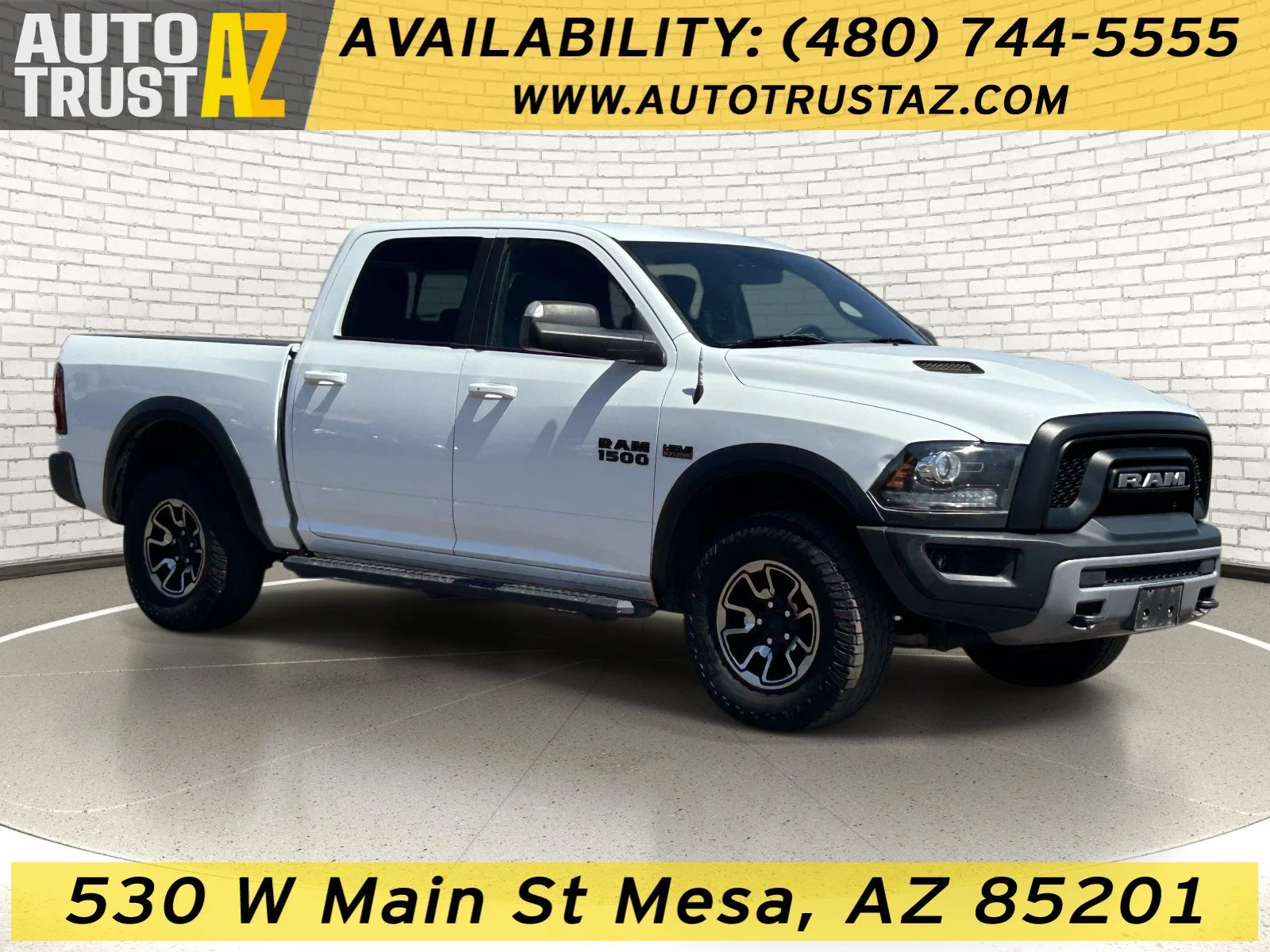 Used 2018 Bright White Clearcoat Ram Rebel image 1