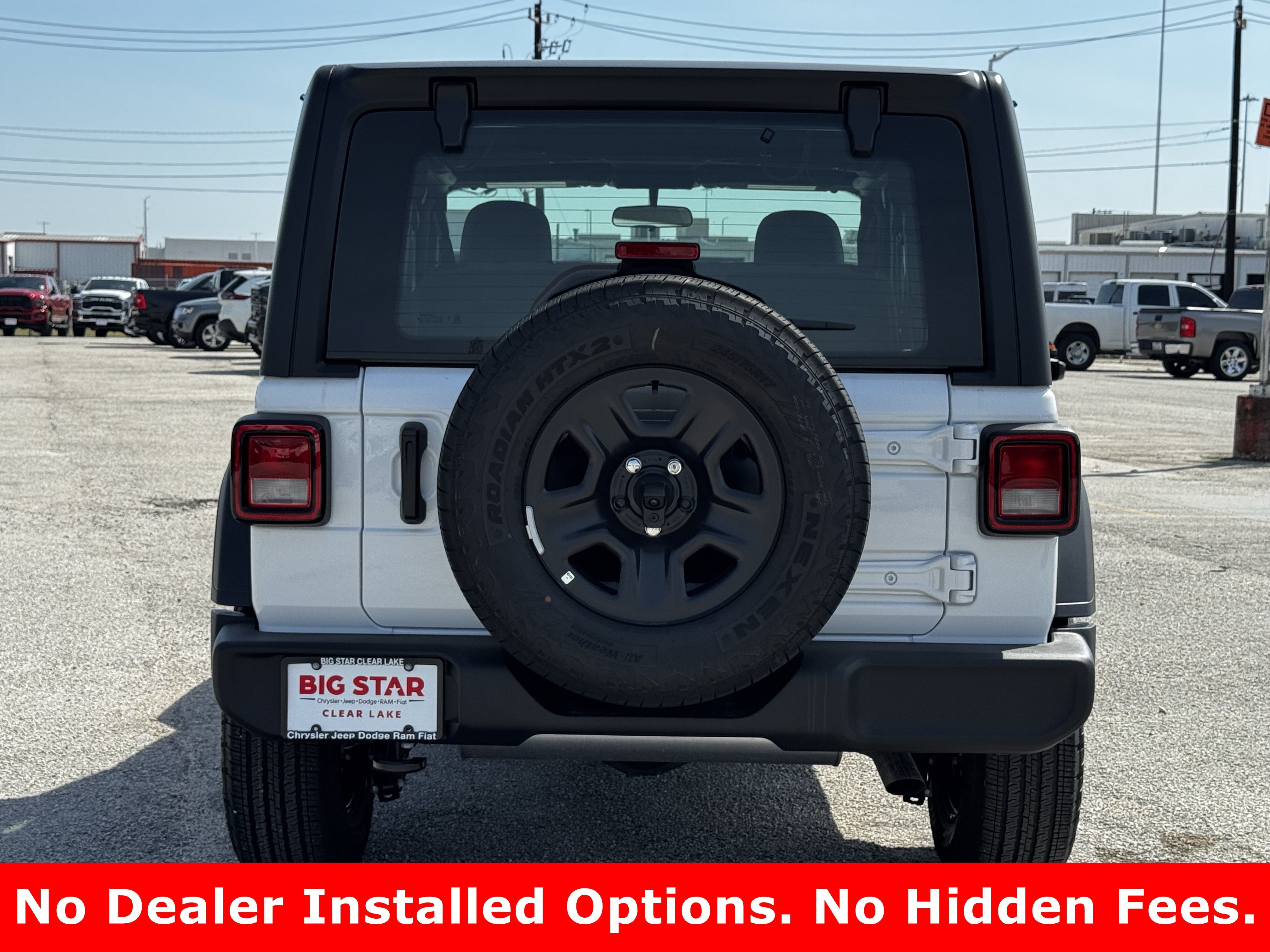 New 2026 Bright White Clear-Coat Exterior Paint Jeep Sport image 8