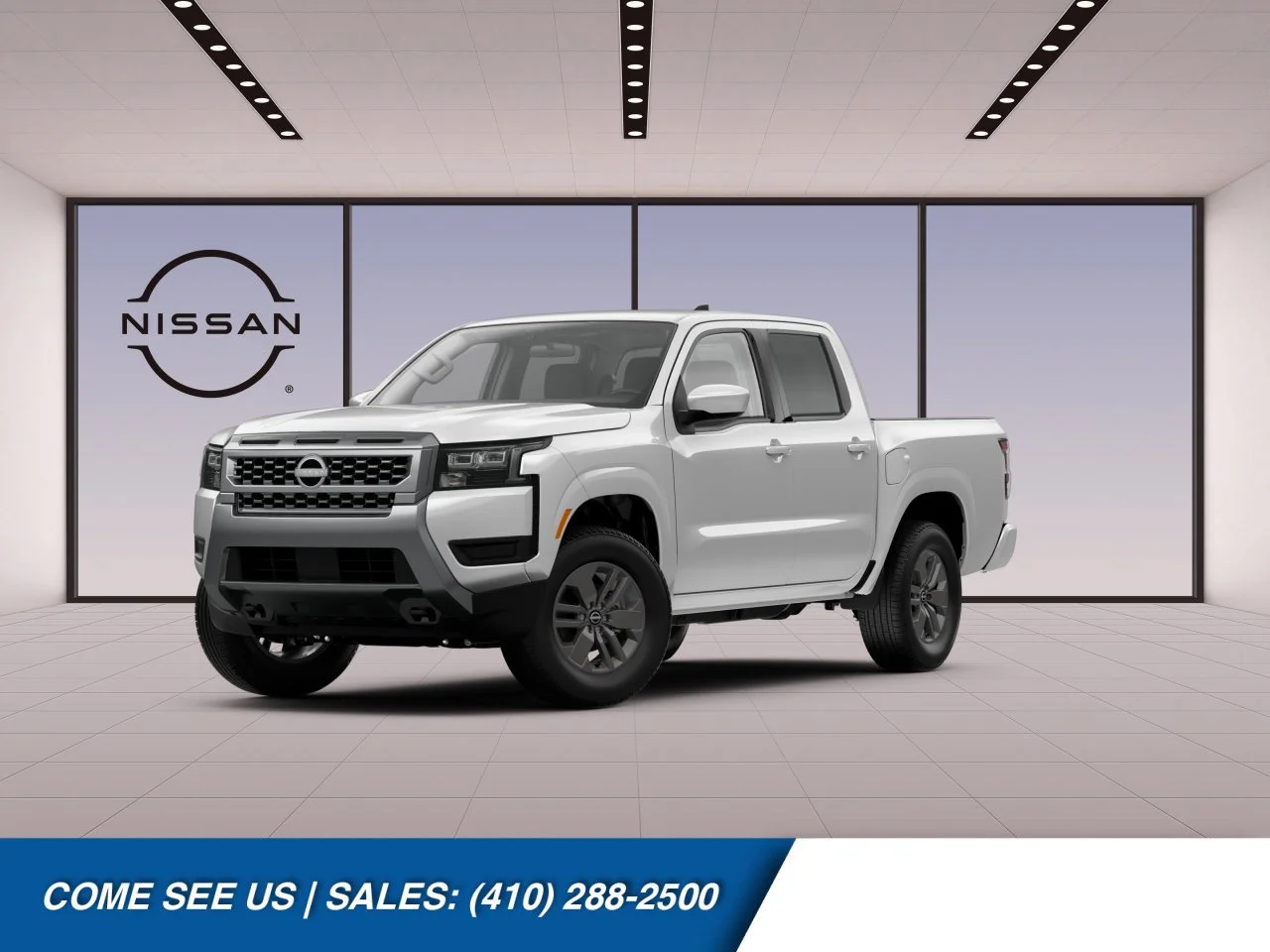 New 2026 Glacier White Nissan Crew Cab SV image 1
