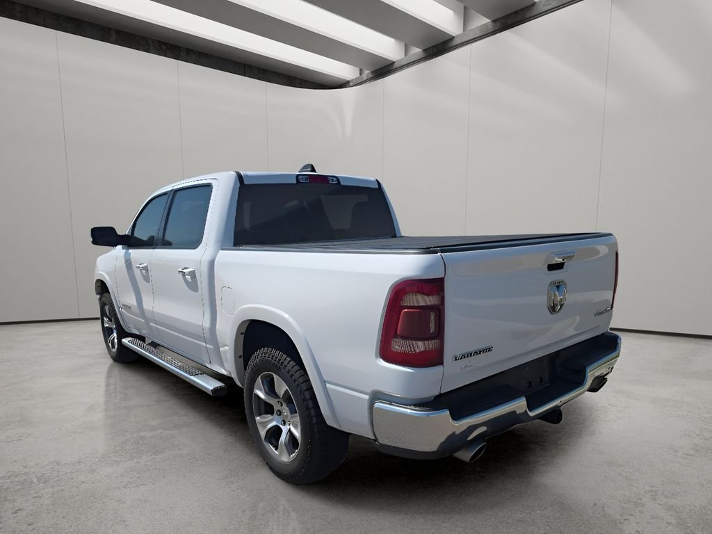 Used 2020 Bright White Clearcoat Ram Laramie image 3