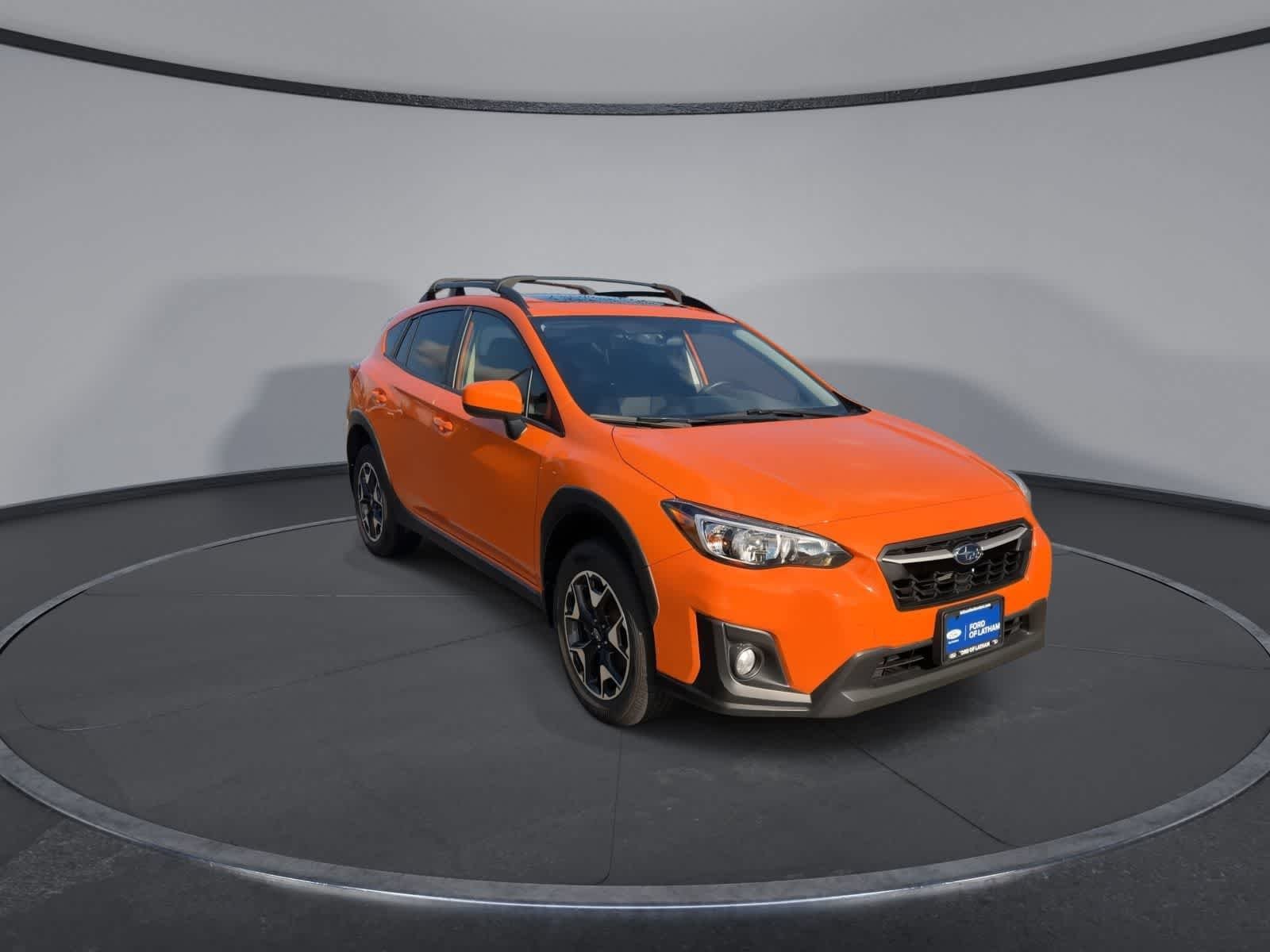 Certified Used 2019 Sunshine Orange Subaru Premium image 2