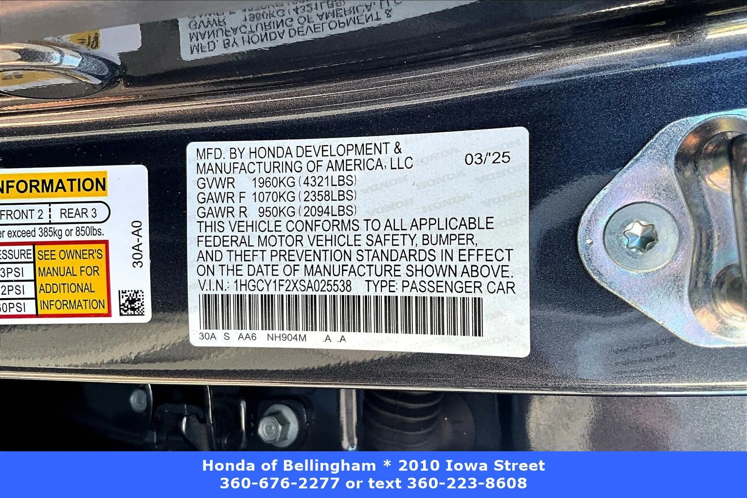 2025 Honda Accord LX - Photo 16
