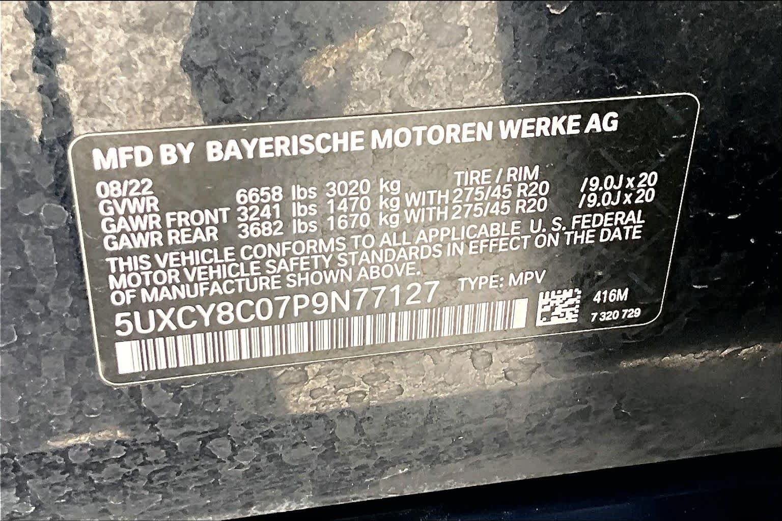 Used 2023 Carbon Black Metallic BMW M50i image 34