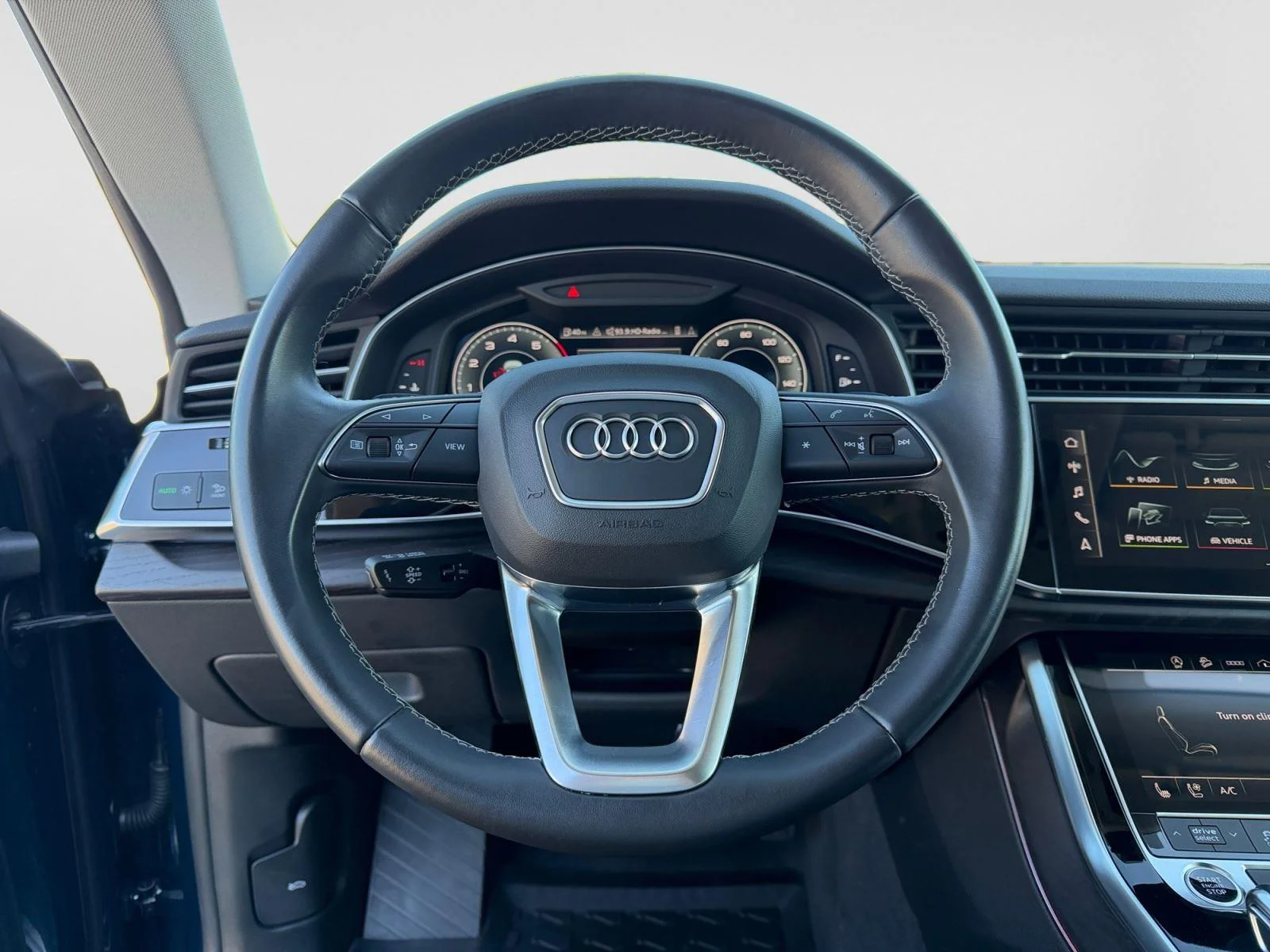 Used 2022 Galaxy Blue Metallic Audi Premium Plus image 12