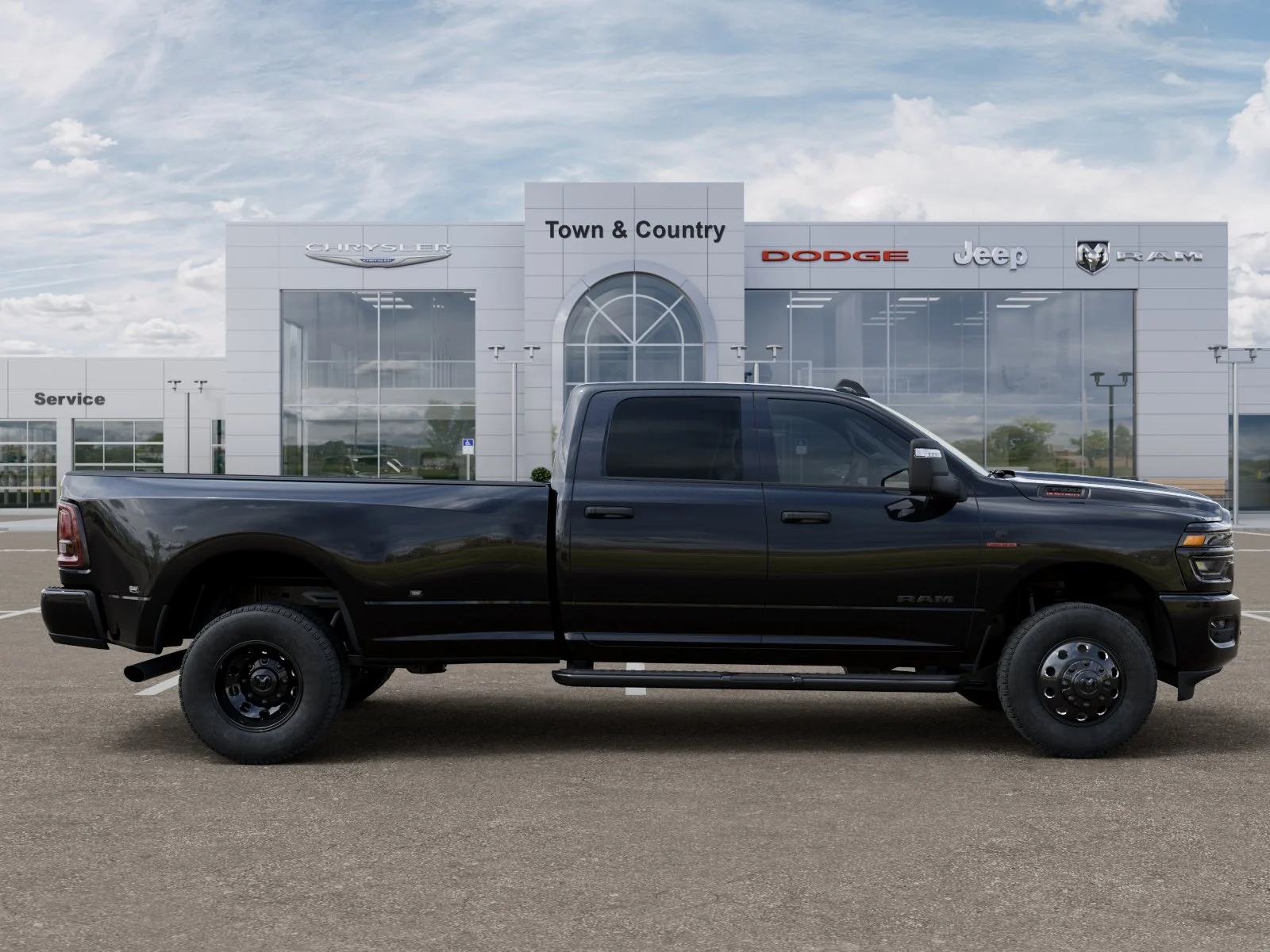 New 2027 Diamond Black Crystal Pearlcoat RAM Big Horn image 47