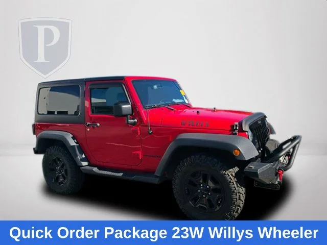 Used 2016 Firecracker Red C Jeep Willys Wheeler image 2