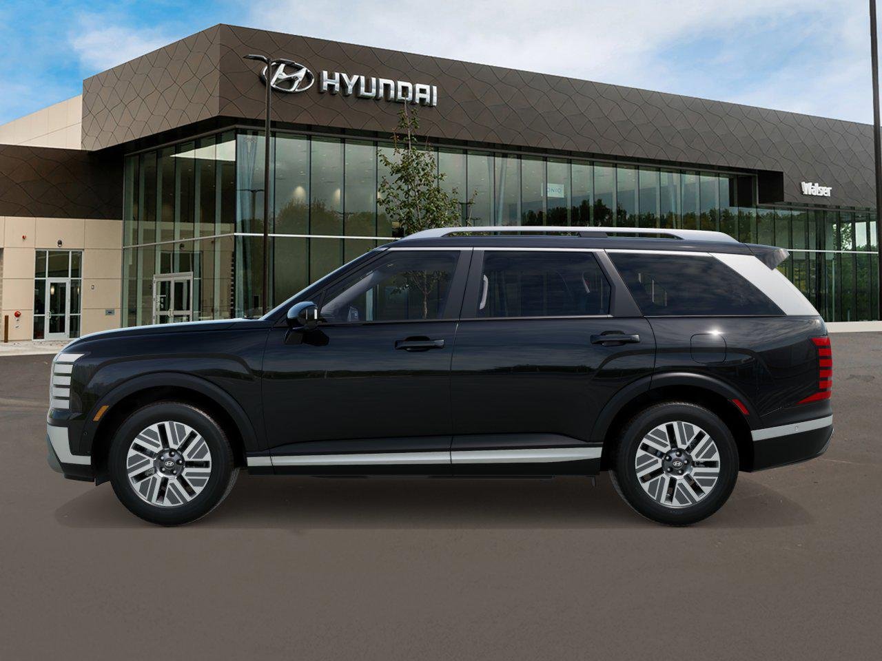 New 2027 Abyss Black Pearl Hyundai SEL Premium 7P AWD image 16