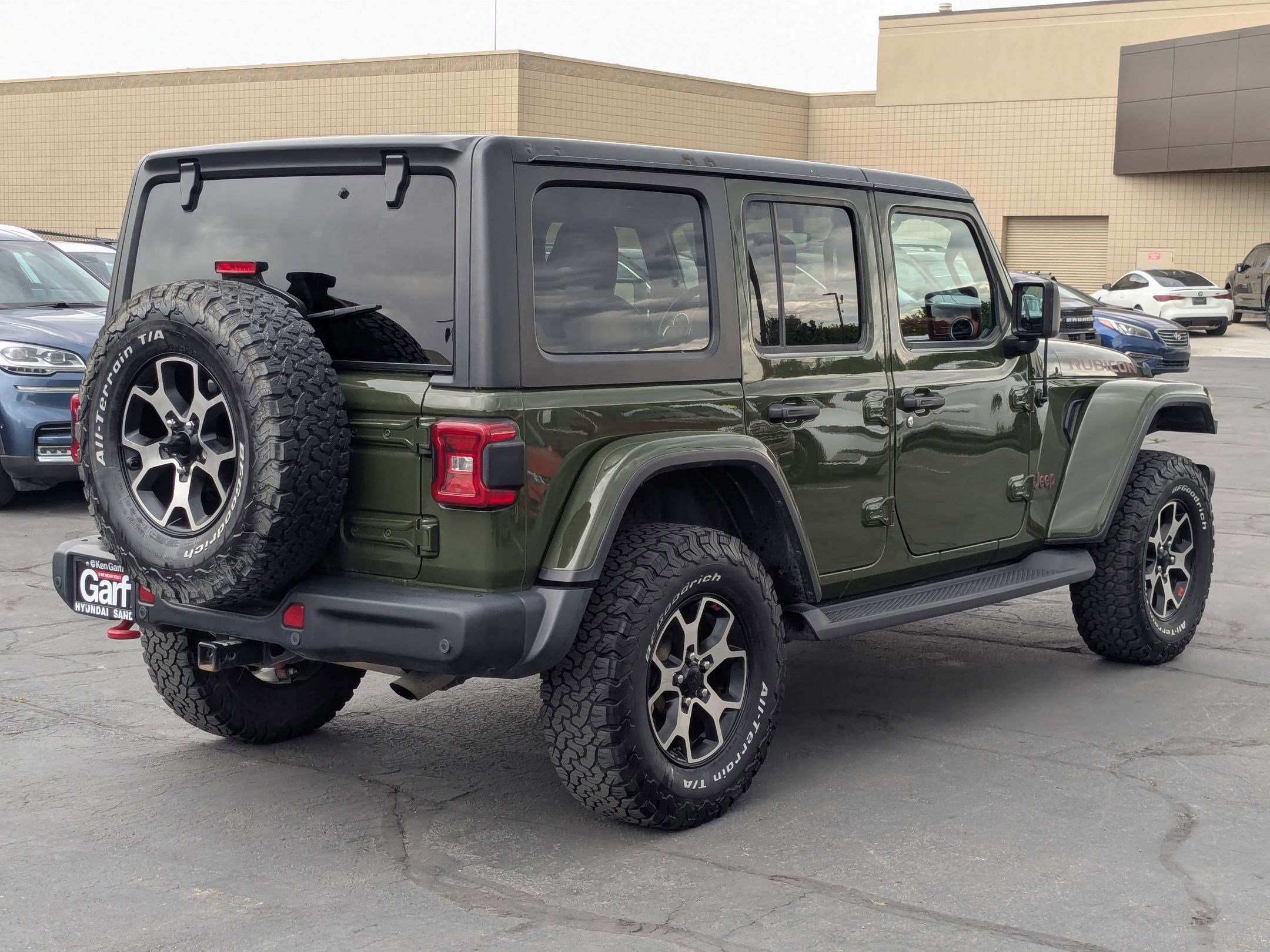 Used 2021 Sarge Green Clearcoat Jeep Unlimited Rubicon image 3