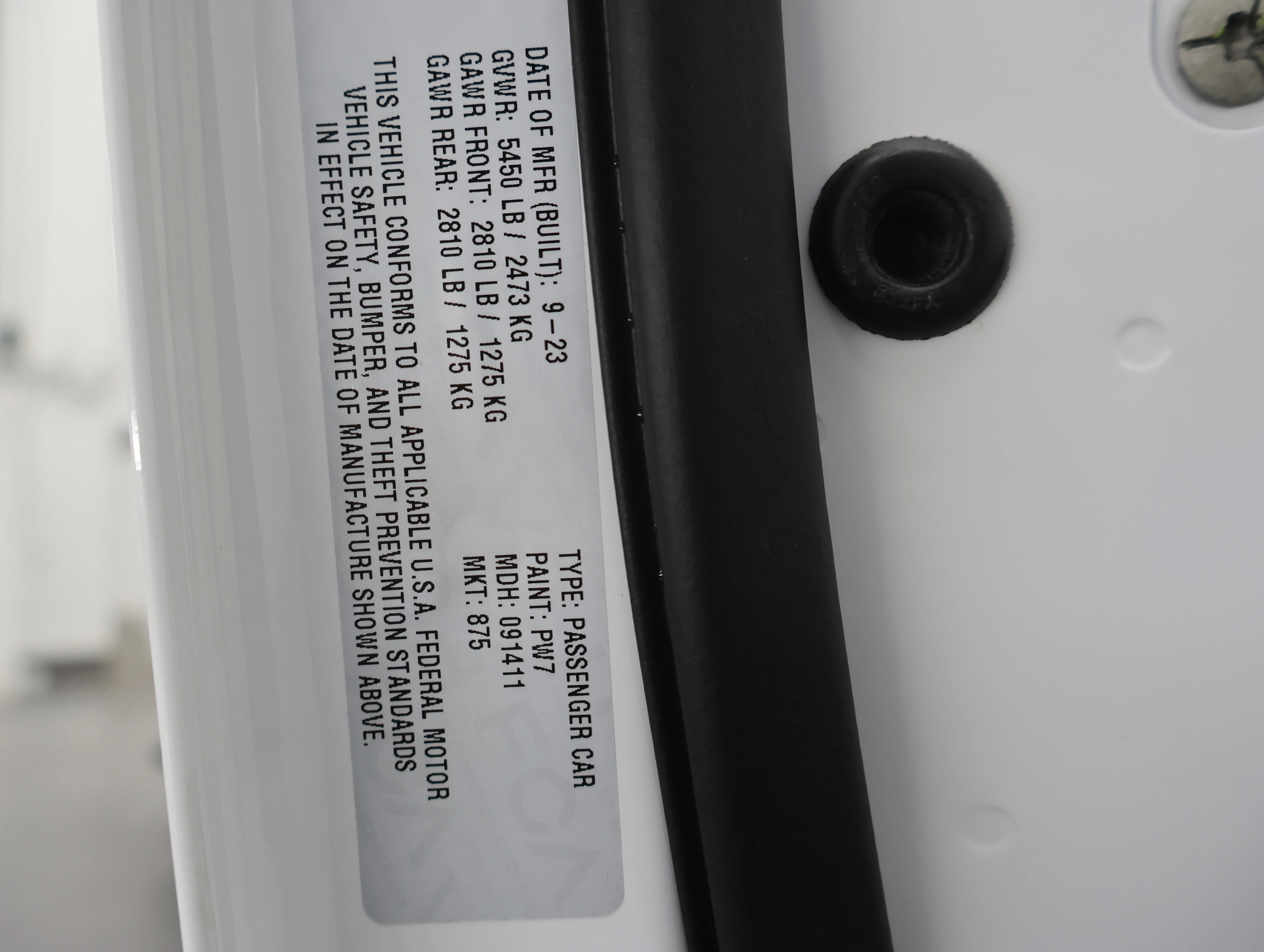 Used 2023 White Knuckle Clearcoat Dodge SRT Hellcat Jailbreak image 74