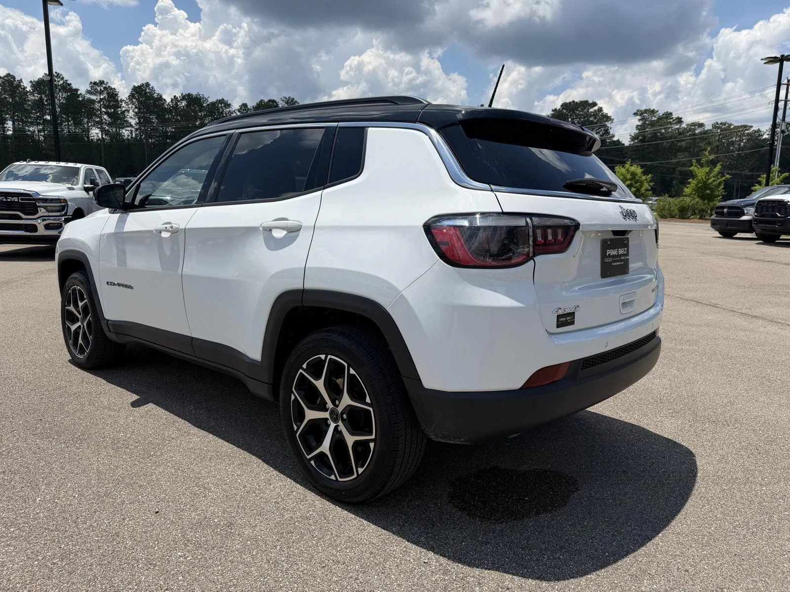 Used 2025 Bright White Clearcoat Jeep Limited image 4