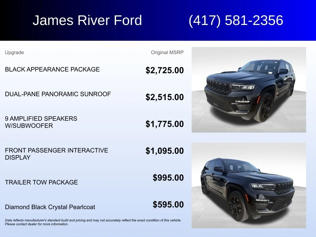 Used 2023 Diamond Black Jeep Limited image 5