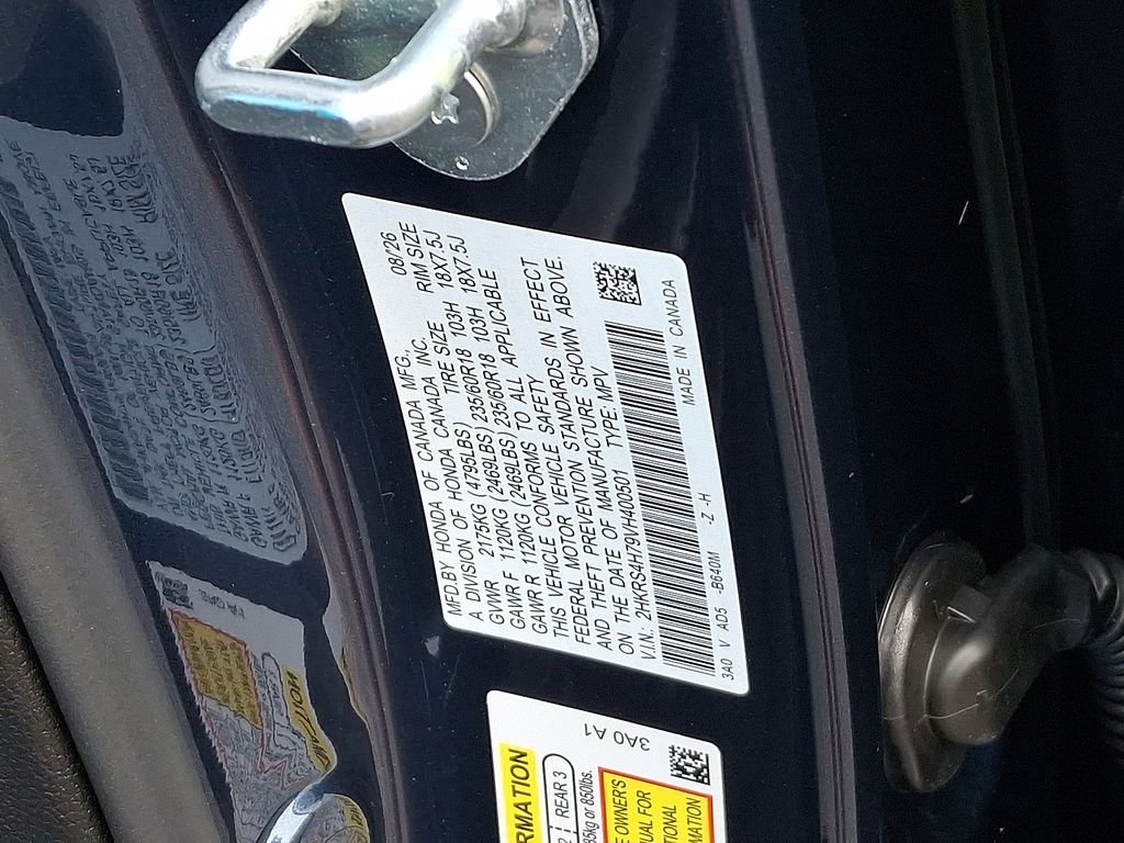 New 2027 Canyon River Blue Metallic Honda EX-L AWD image 9