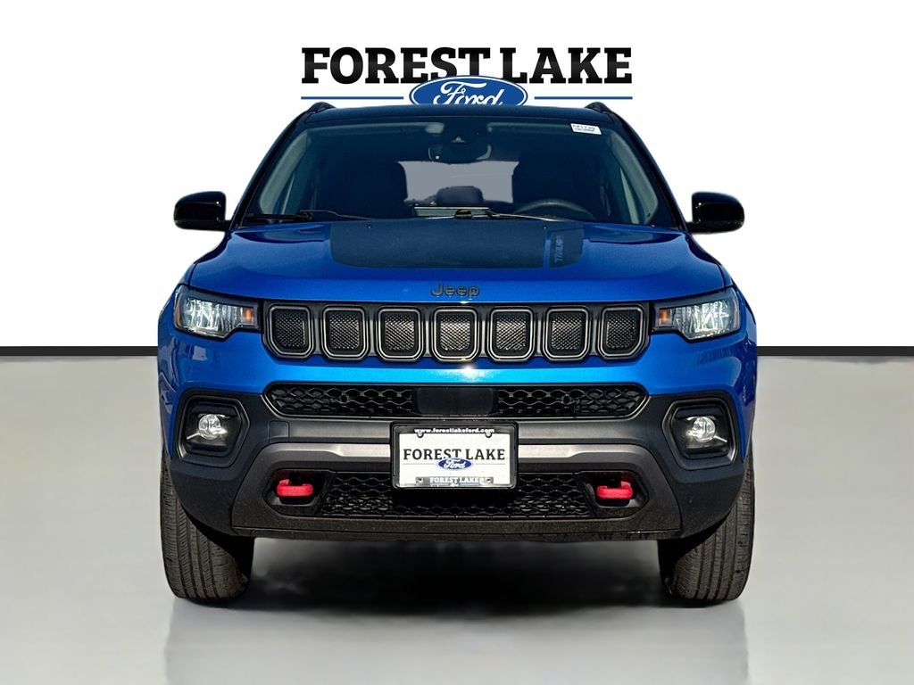 Certified 2022 Jeep Compass Trailhawk with VIN 3C4NJDDB6NT210098 for sale in Forest Lake, Minnesota
