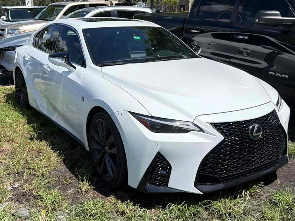 Used 2021 White Lexus 350 F SPORT image 3