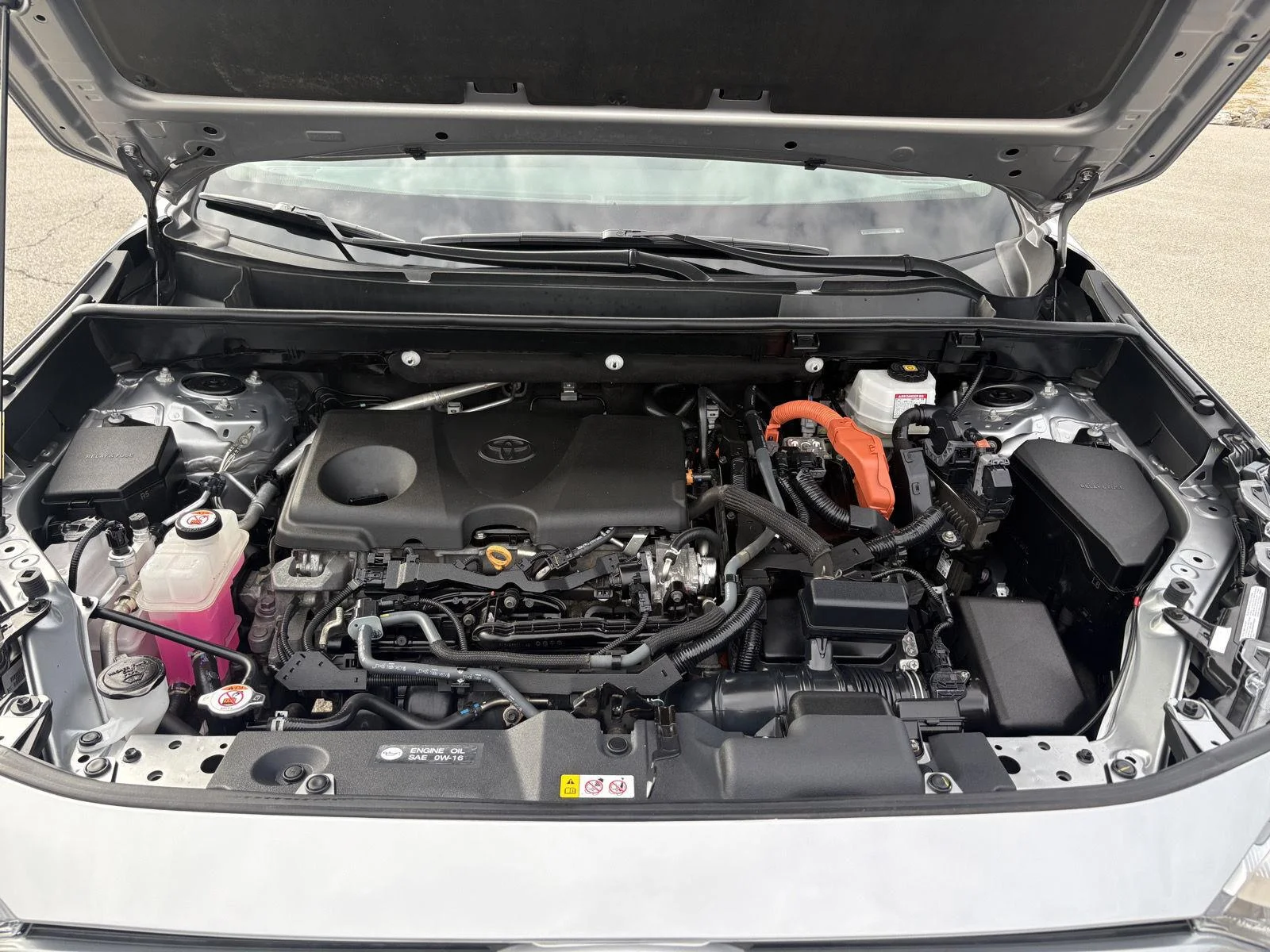 Used 2022 Silver Sky Metallic Toyota Hybrid XLE image 36