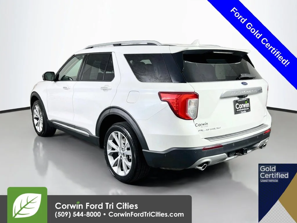 Used 2021 White Ford Platinum image 10