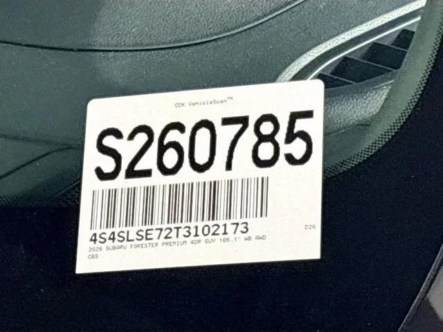 New 2026 CRYSTAL BLACK SILICA Subaru Premium Hybrid image 26
