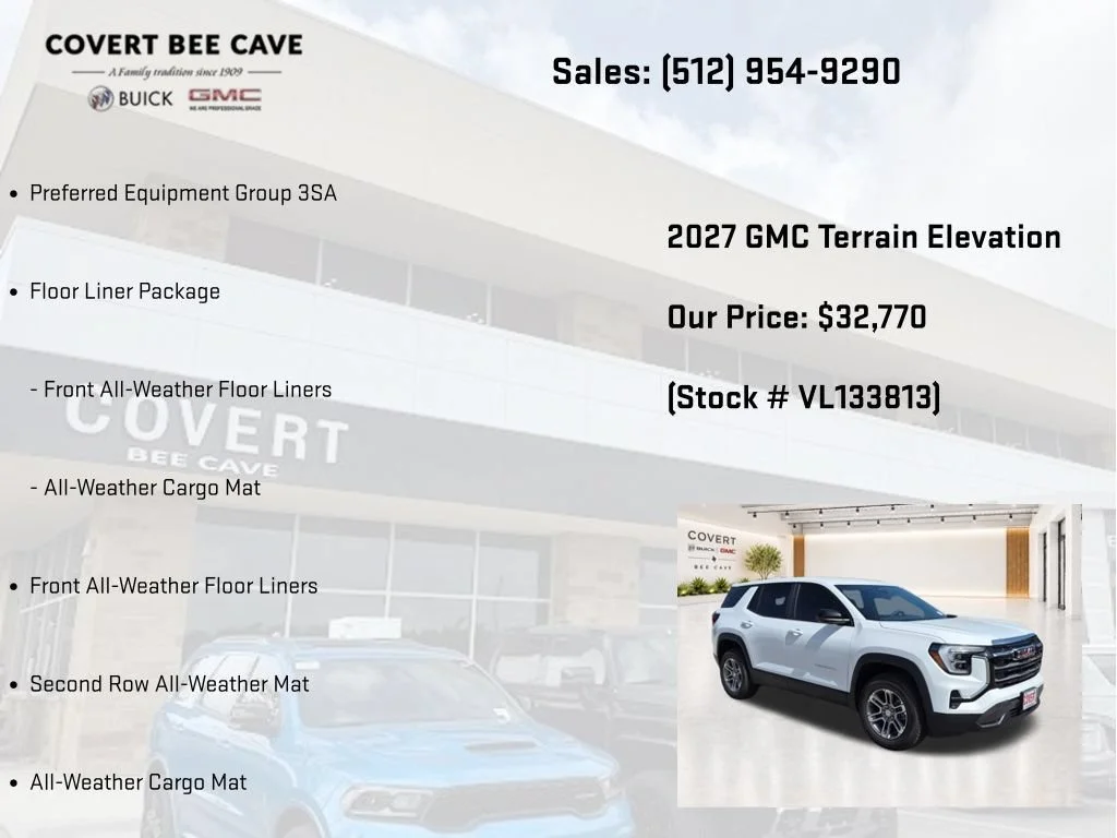 New 2027 Summit White GMC Elevation image 7