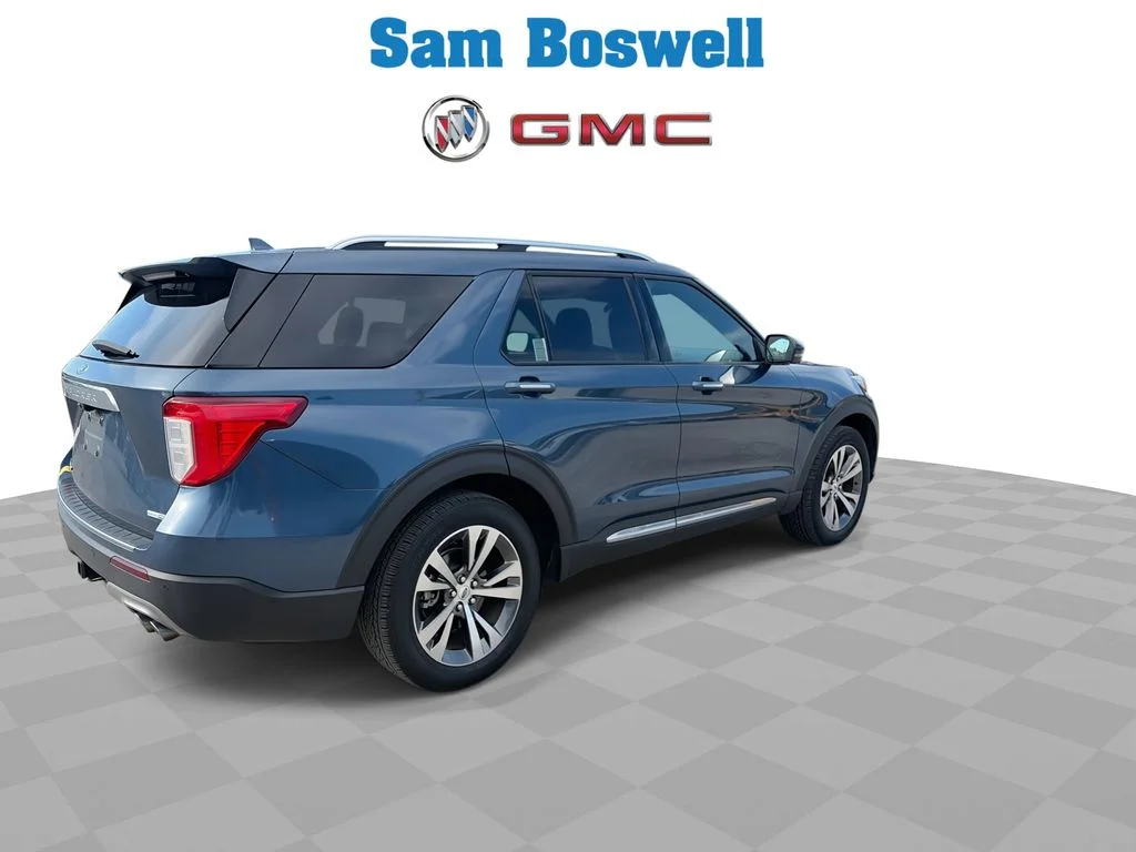 Used 2020 Blue Ford Platinum image 8