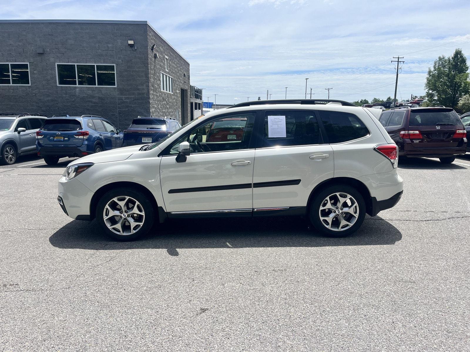 Used 2018 Crystal White Pearl Subaru Touring image 5